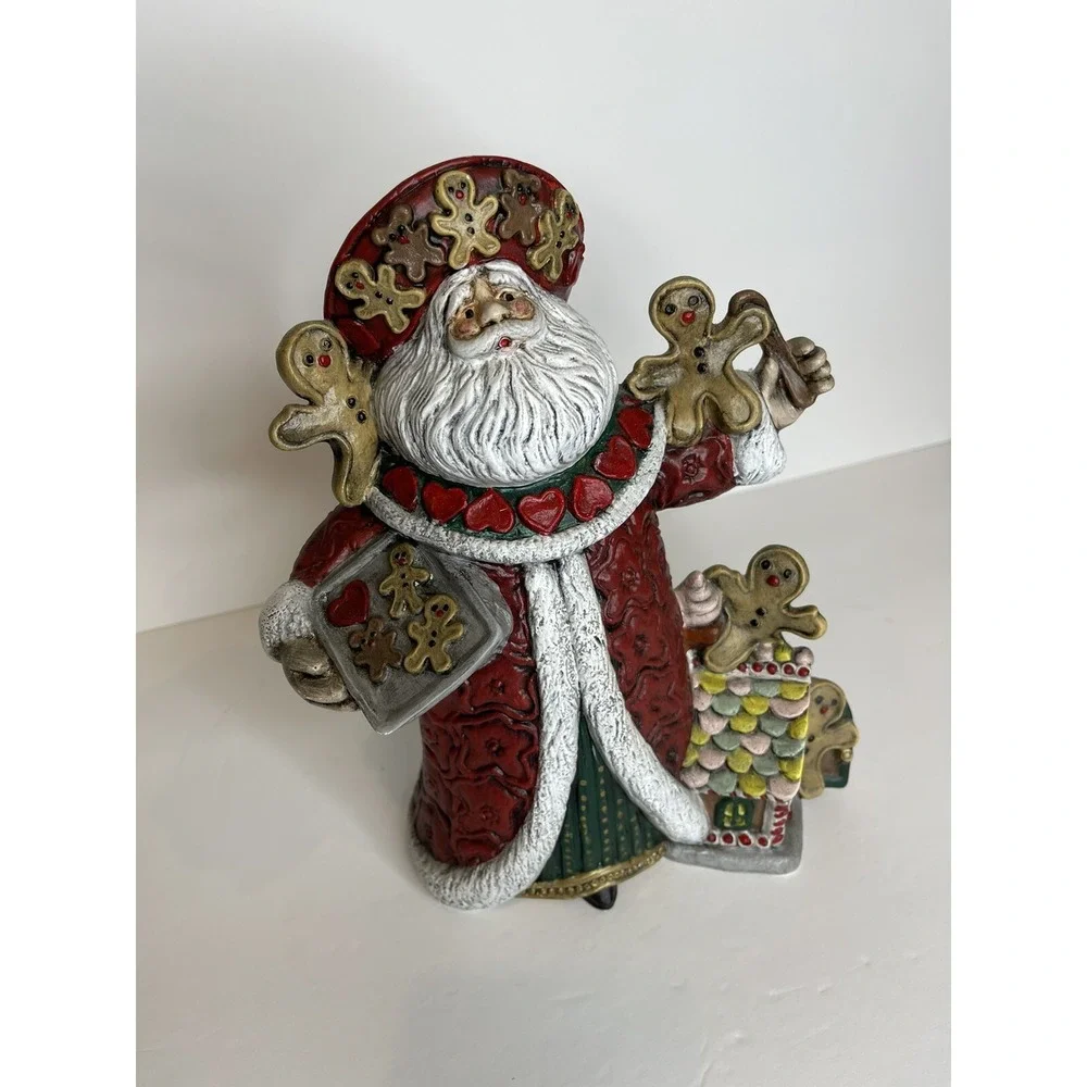 Collectors Gingerbread Man Santa 10